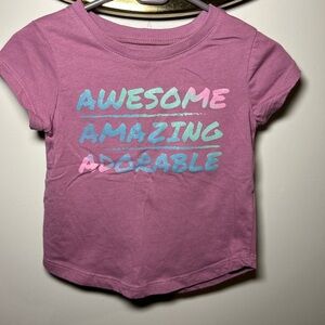 5 For $30 Falls Creek Pink Tee with Colorful Text